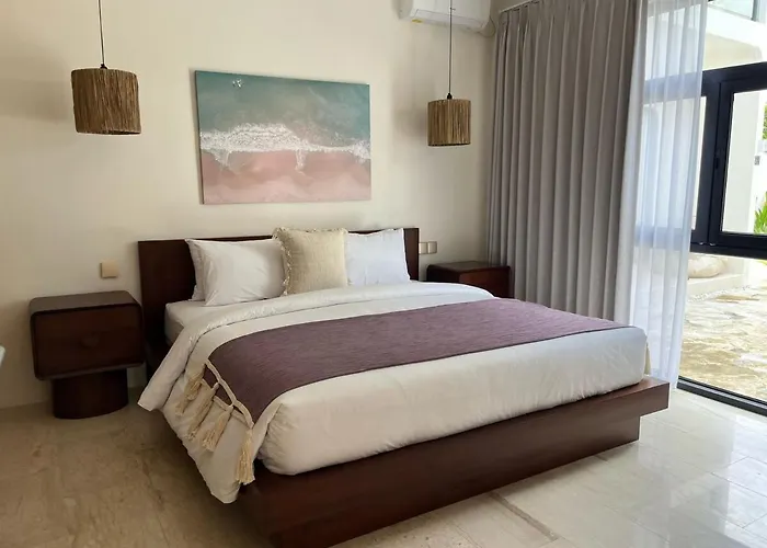 Ferienhaus Cozy 1br Wood Furnished In Nelayan Reef *